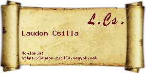 Laudon Csilla névjegykártya